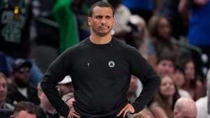 Boston Celtics head coach Joe Mazzulla